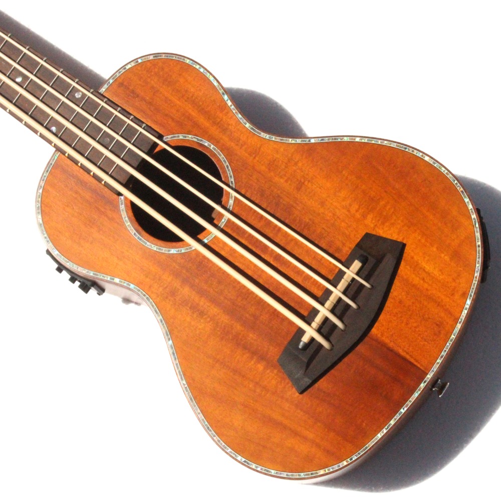 30 Inch Concert Ukulele Bass Mini Acoustic Uke Handcraft Solid Acacia