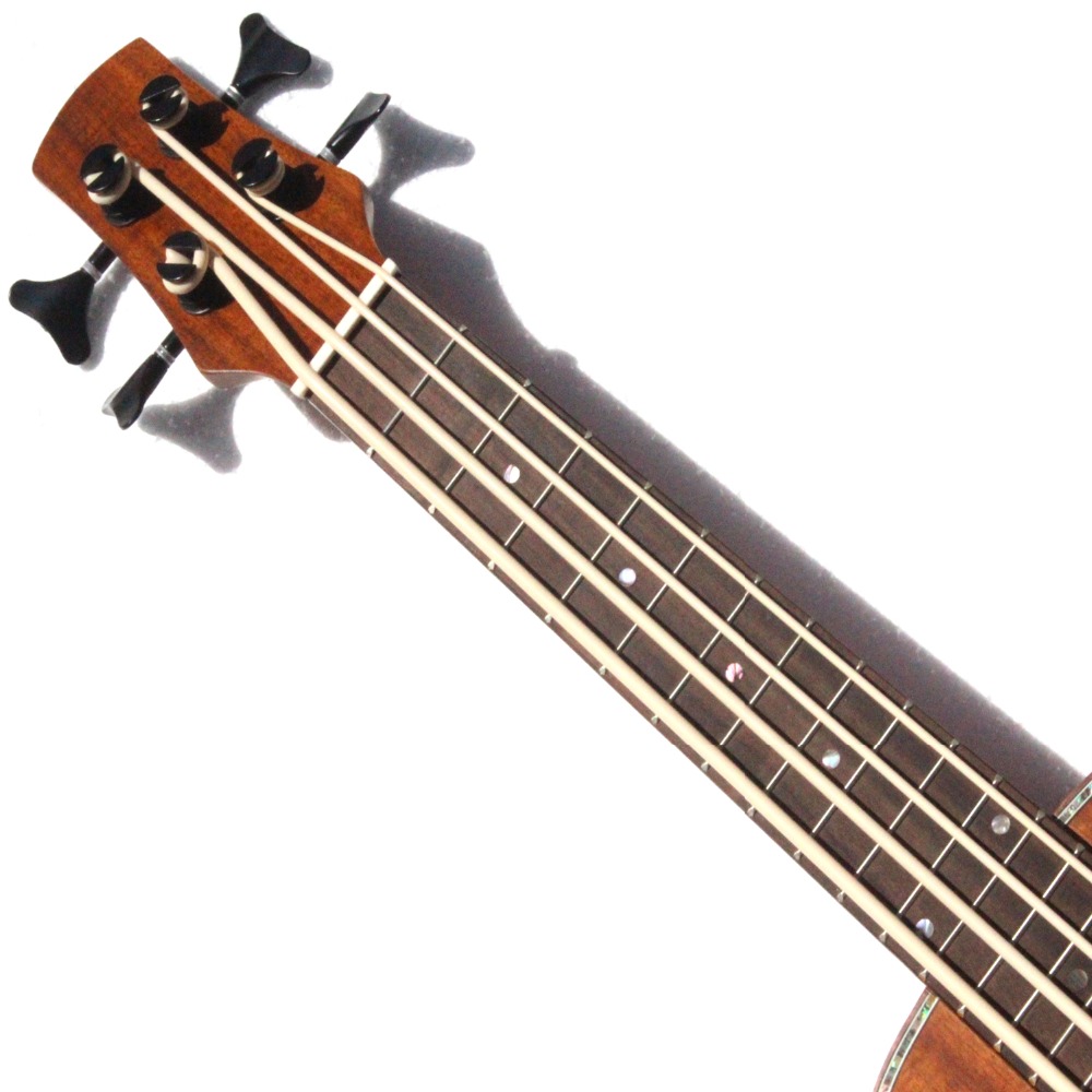 30 Inch Concert Ukulele Bass Mini Acoustic Uke Handcraft Solid Acacia