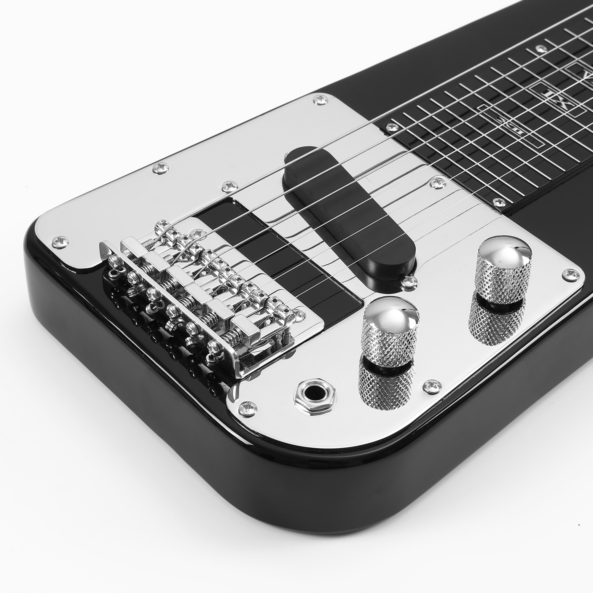 6 STRING BLACK ELECTRIC LAP STEEL GUITAR(LAP01)