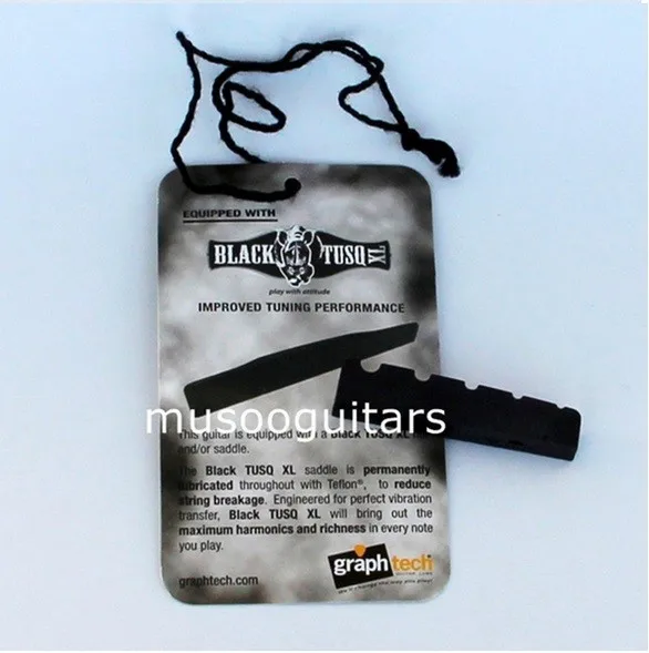 Black TUSQ XL  Guitar Nut  BT 1445 FIT FIVE STRING BASS 1 order