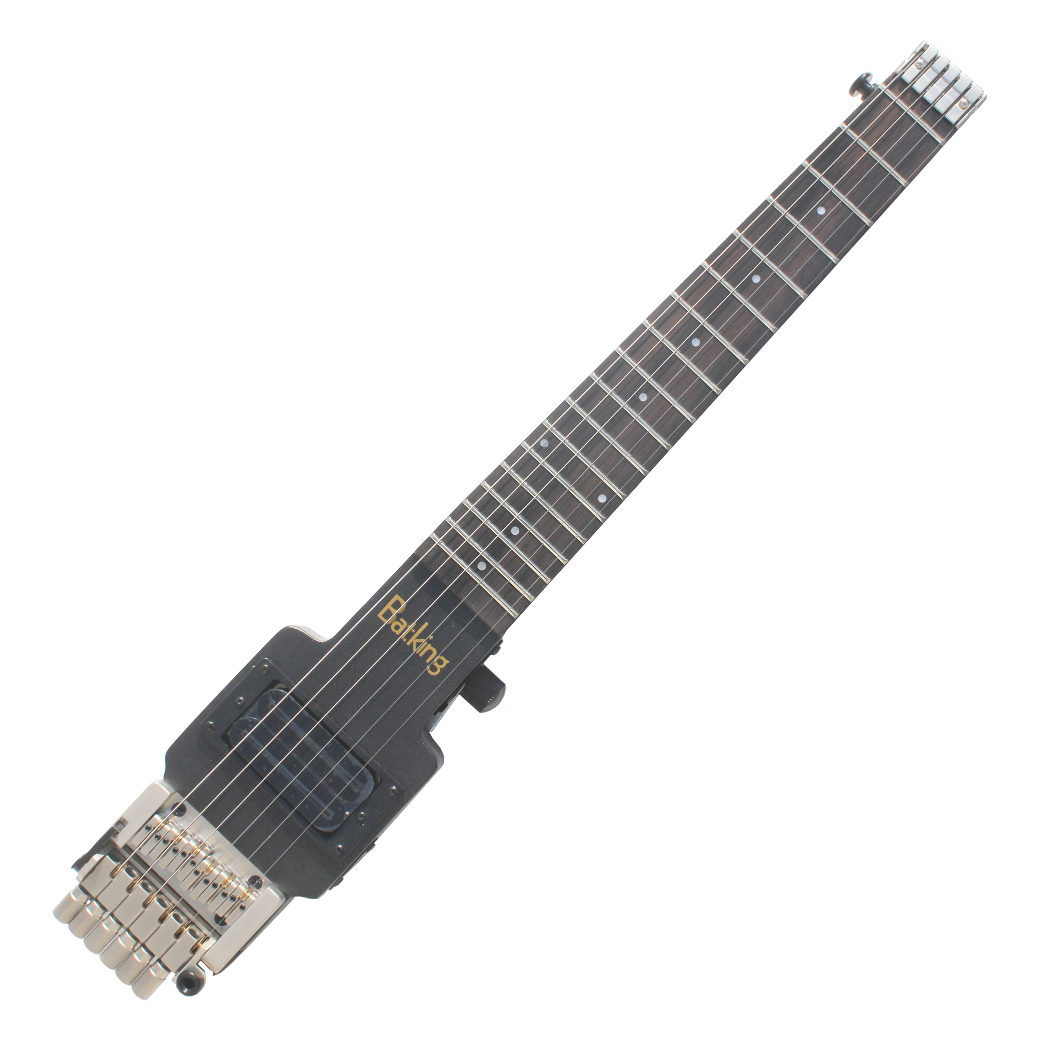 Electric Mini Travel Headless Guitar With Tremolo Canadian Maple Body With Padded Bag Push Pull Switch(TGH 05)