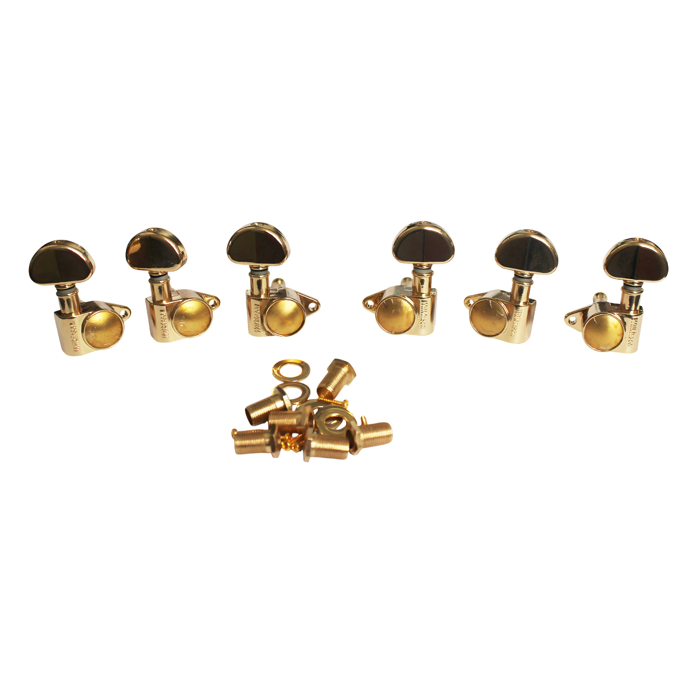 Wilkinson 1 19 3L and 3R Guitar Machine Head Classic kidney bean Button Seal Tuners