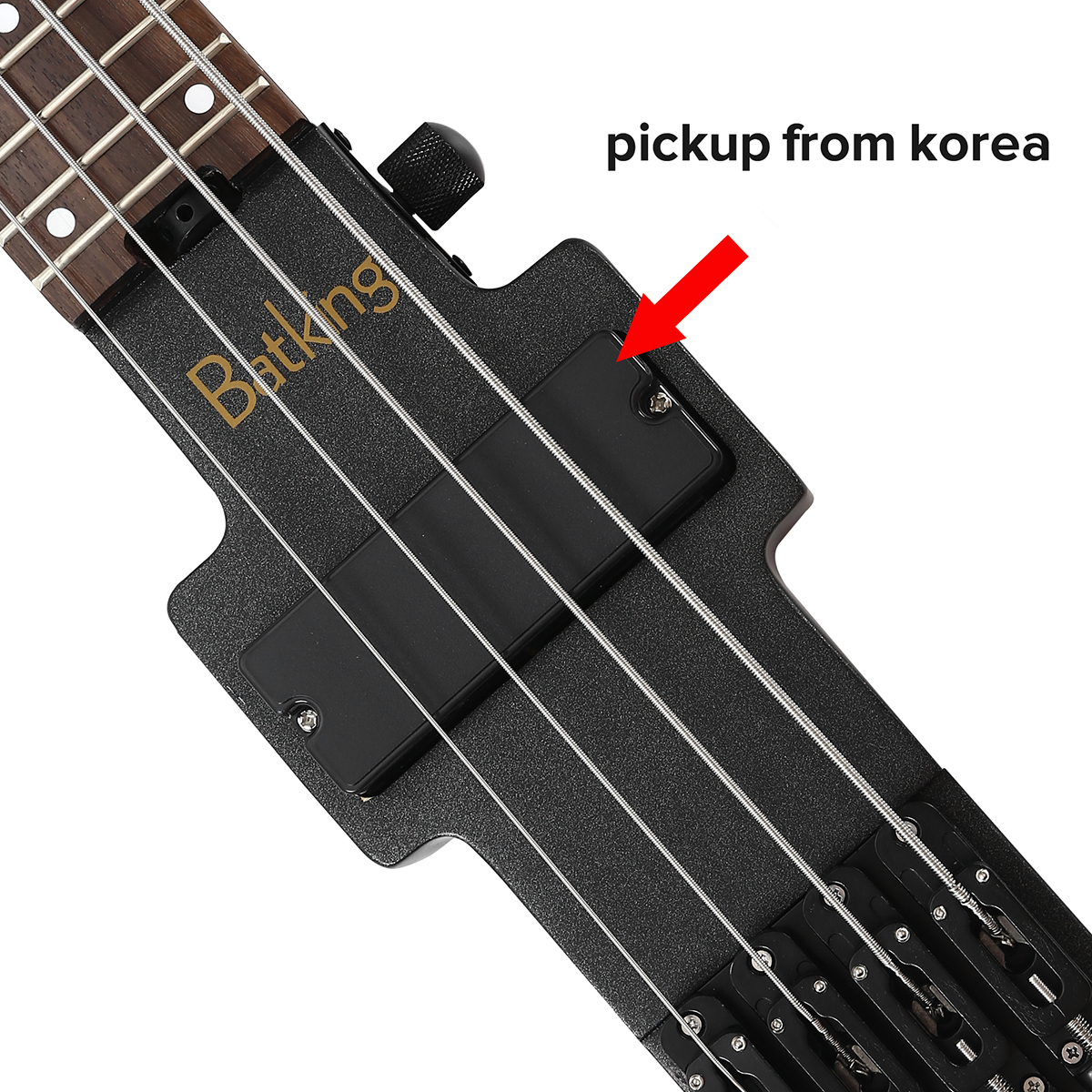 Lefthand Travel Bass Guitar Electric Headless Bass 4 Strings Electric Bass with Gigbag(TBH05)