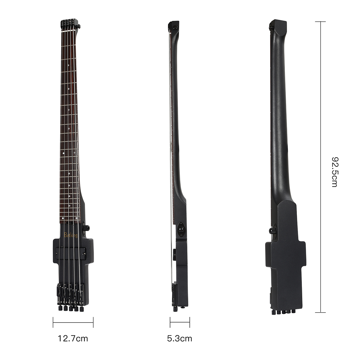 Lefthand Travel Bass Guitar Electric Headless Bass 5 Strings Electric Bass with Gigbag(TBH06)